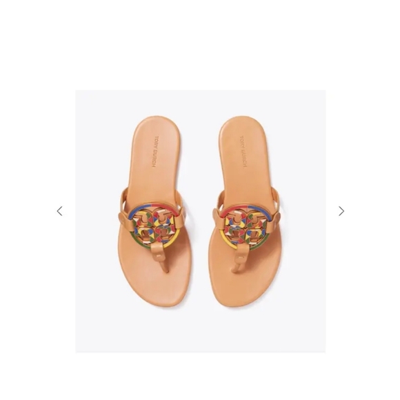 Tory Burch Enamel Miller Soft Sandals - Picture 4 of 5